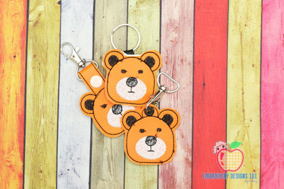 Cute Bear Face ITH Snaptab Keyfob Review for Sellers