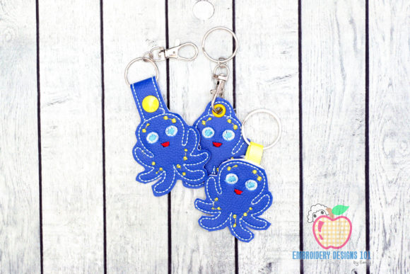 Cute Octopus ITH Keyfob: A Designer's Review