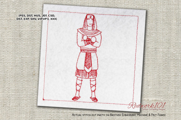 Egyptian King Costume Lineart for Etsy Sellers