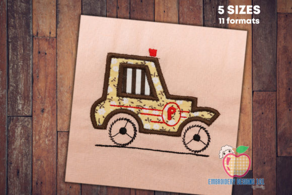 Police Car Applique for Kids: A Craft Fair Review