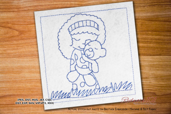 Precious Moments with Teddy Bear Redwork Review