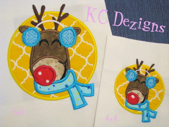 Review: Christmas Rudolph Circle Applique for Holiday Crafts