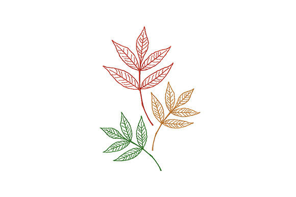 Review: Colorful Autumn Leaves for Holiday Embroidery