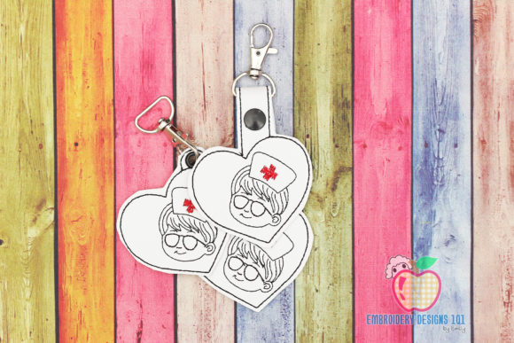 Review: Male Nurse ITH Key Fob Pattern for Boutique Sweatshirts