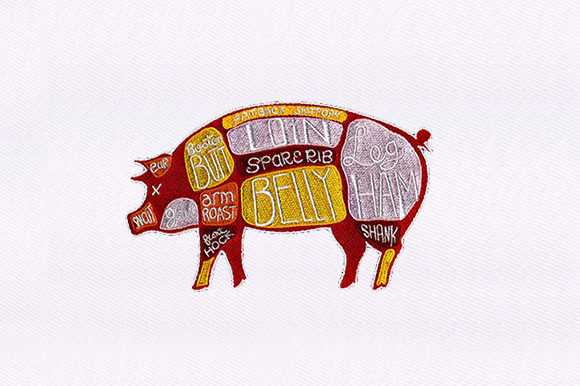 Review: Meat Defined Pig Design for Boutique Sweatshirts